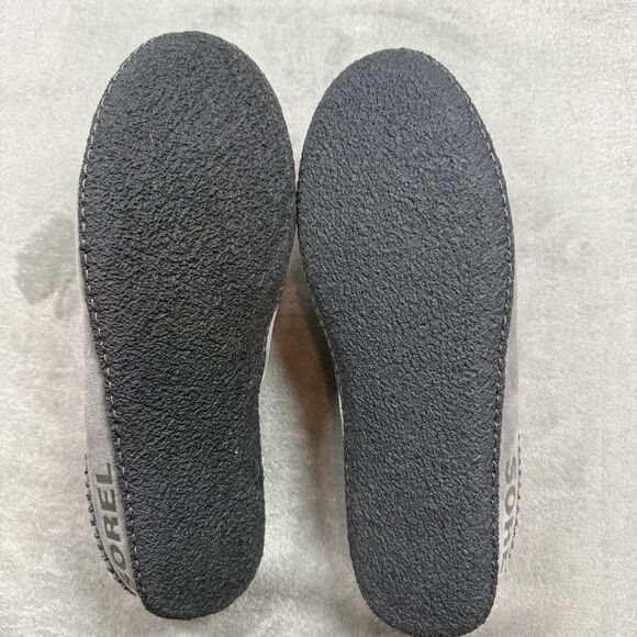 Sorel Falcon Ridge II Slippers Mens 11 Grey Comfort Cozy Faux Fur NM3462-052 - Picture 9 of 9